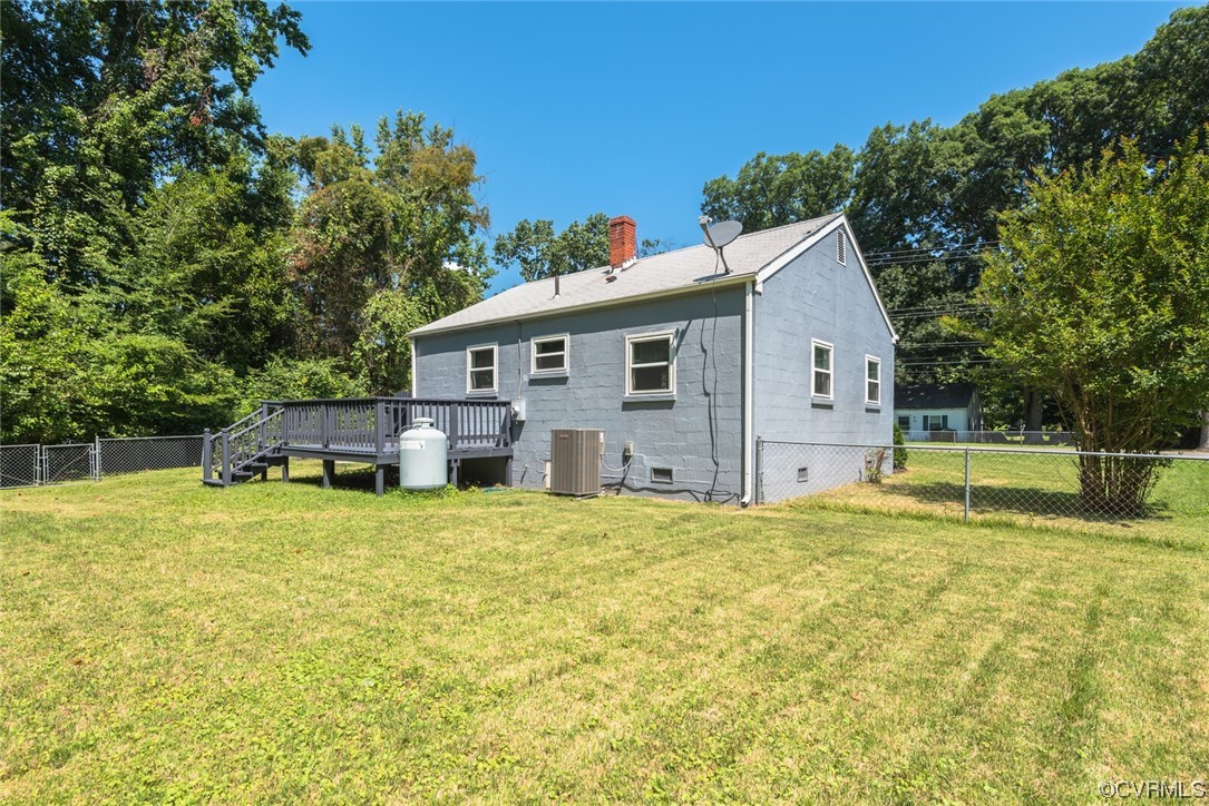 2441 Osborne Road Chester, VA 23831 - Photo 26 of 29 a view of house with swimming pool and yard