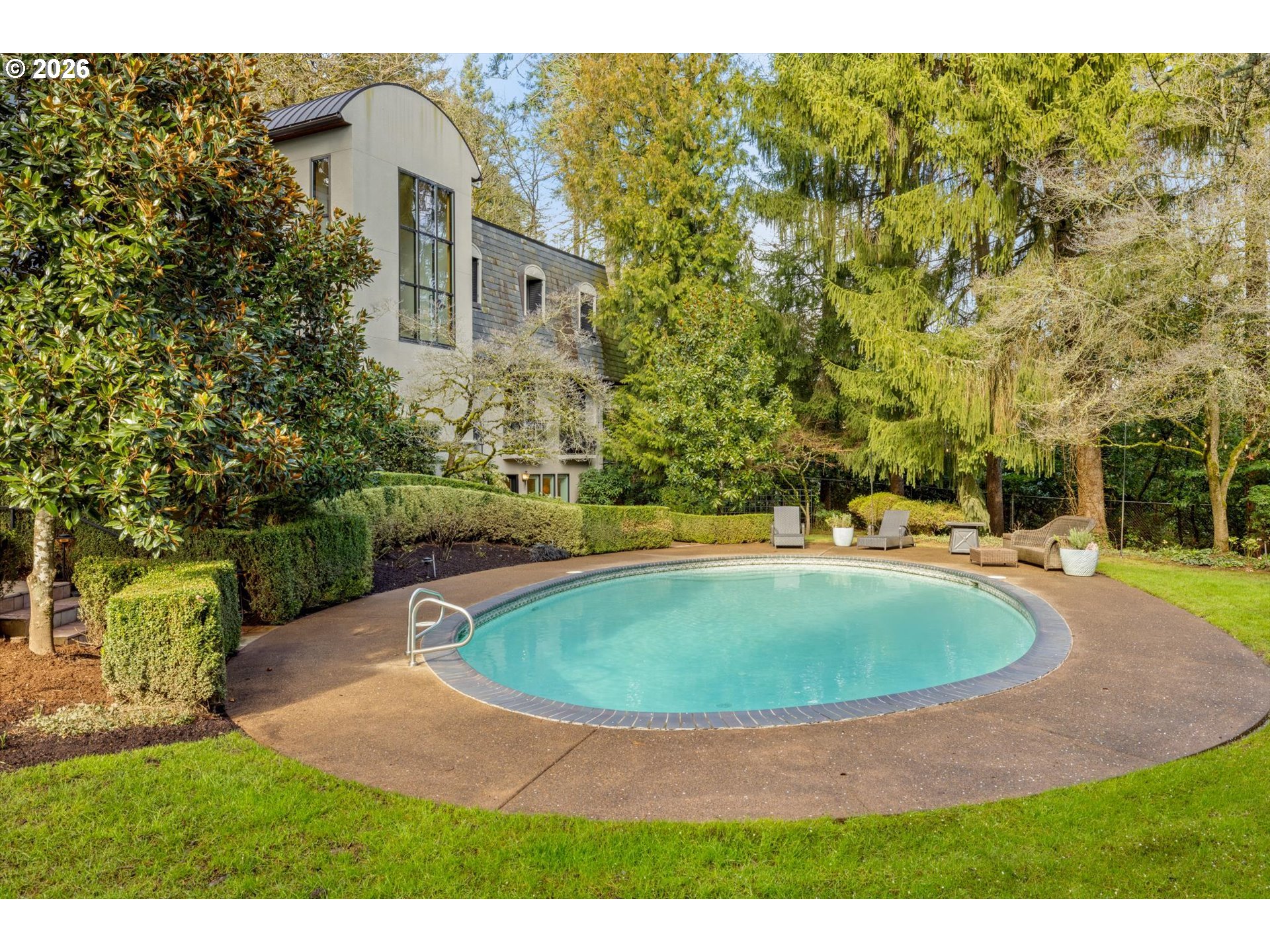 1616 South Greenwood Road Portland, OR 97219 - Photo 45 of 48 a view of outdoor space yard and swimming pool