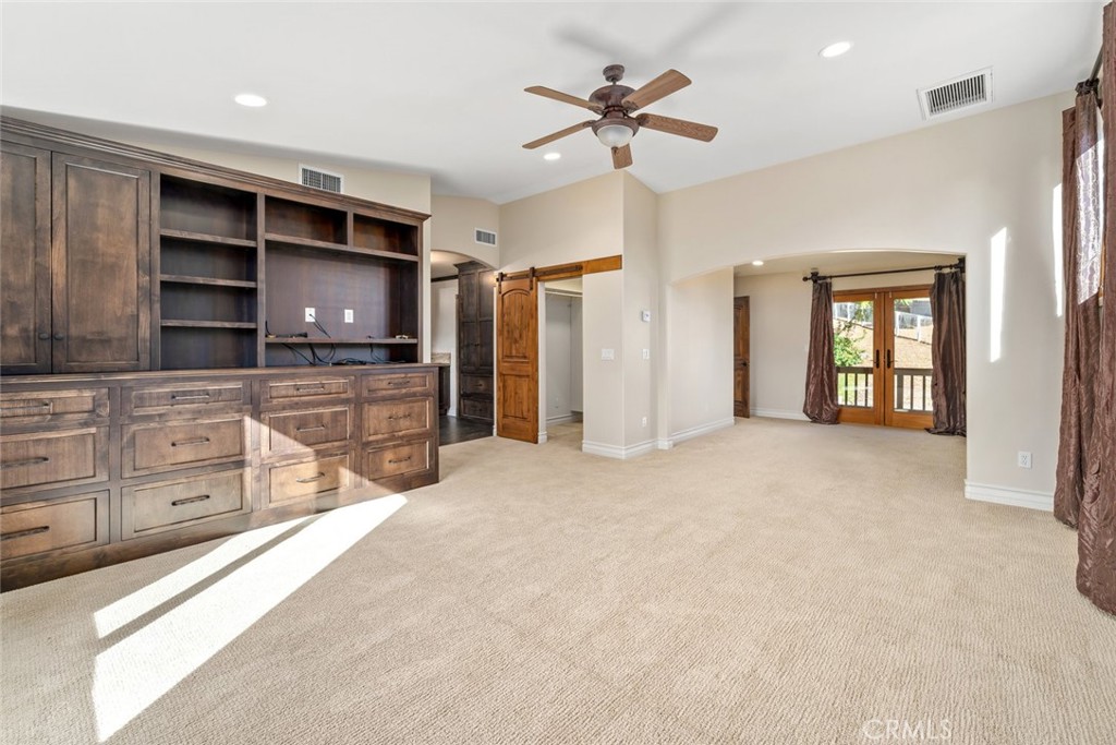 9170 Santa Lucia Road Atascadero, CA 93422 - Photo 20 of 60 a view of a kitchen with furniture and a ceiling fan