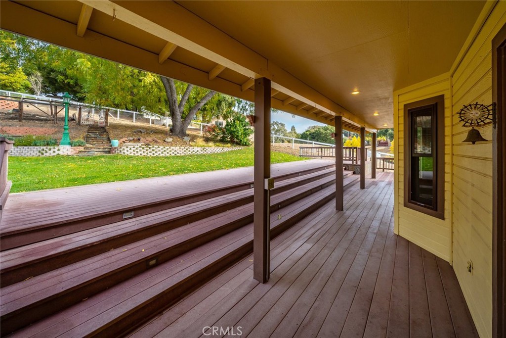 9170 Santa Lucia Road Atascadero, CA 93422 - Photo 40 of 60 a view of a porch and wooden floor