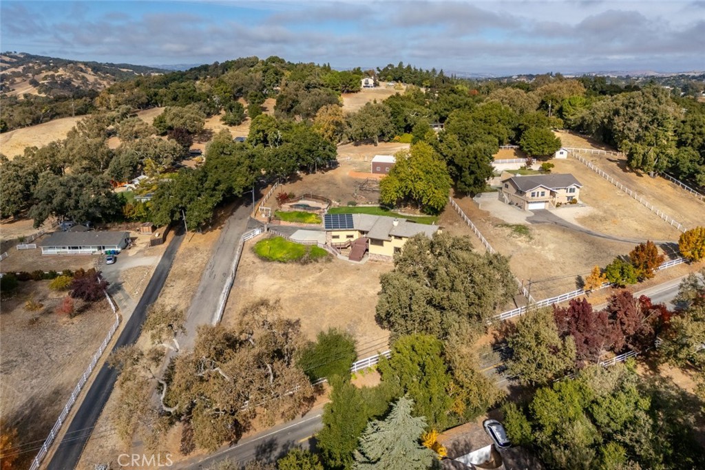 9170 Santa Lucia Road Atascadero, CA 93422 - Photo 51 of 60 an aerial view of residential houses with outdoor space