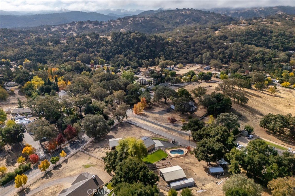 9170 Santa Lucia Road Atascadero, CA 93422 - Photo 53 of 60 an aerial view of residential house with green space