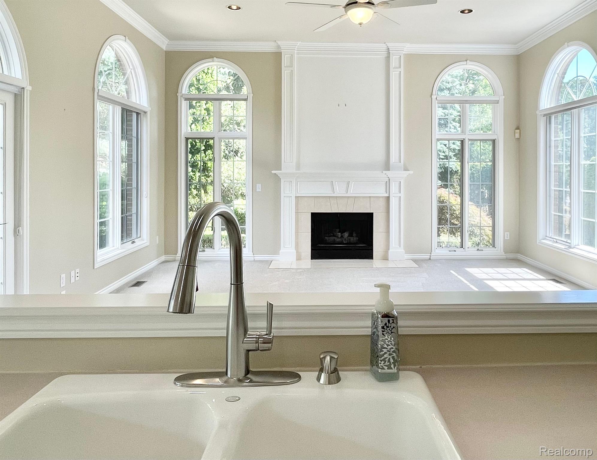 5706 Kirkridge Trail Rochester, MI 48306 - Photo 17 of 60 Sink overlooks beautiful family room
