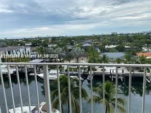 a view of city from balcony