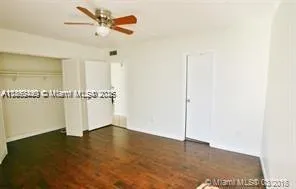 a view of a room with an empty space