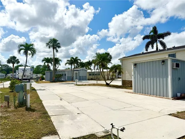 a view of a house with a patio