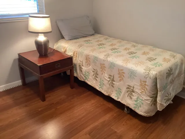 a view of a entryway of a house