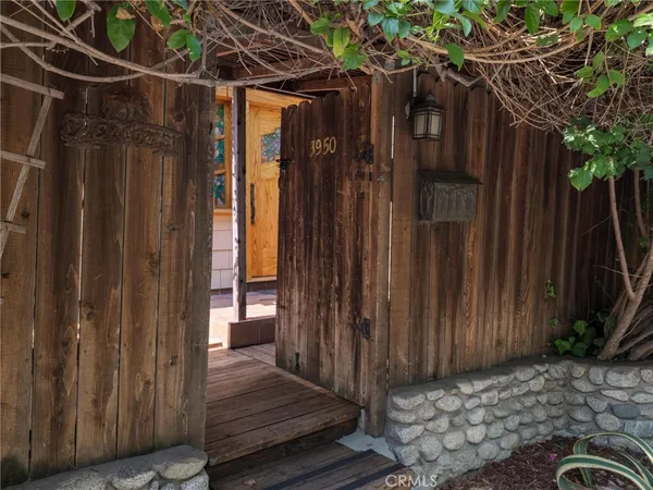 a view of a entryway door of the house