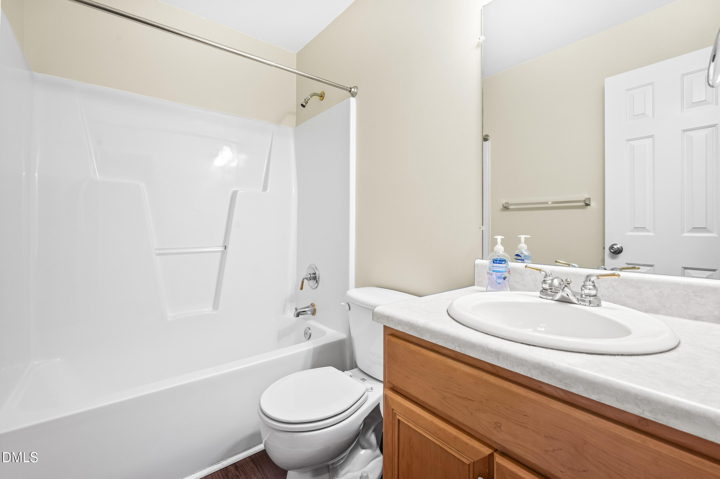 125 Rustic Lane Smithfield, NC 27577 - Photo 30 of 49 a bathroom with a sink toilet and shower