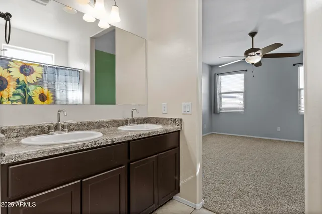 a room with a closet