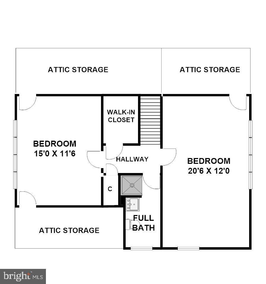 400 Mercer Road Rockville, MD 20852 - Photo 50 of 51 Generous Upstairs
