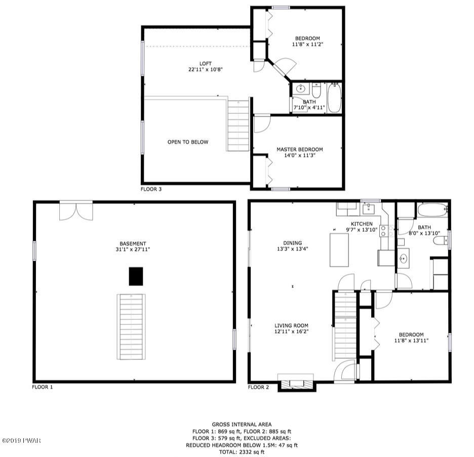 122 Laurel Road Lackawaxen, PA 18435 - Photo 33 of 33 Floor Plan (122 Laurel)