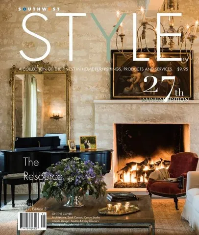 a living room with furniture or chandelier and a wooden floor