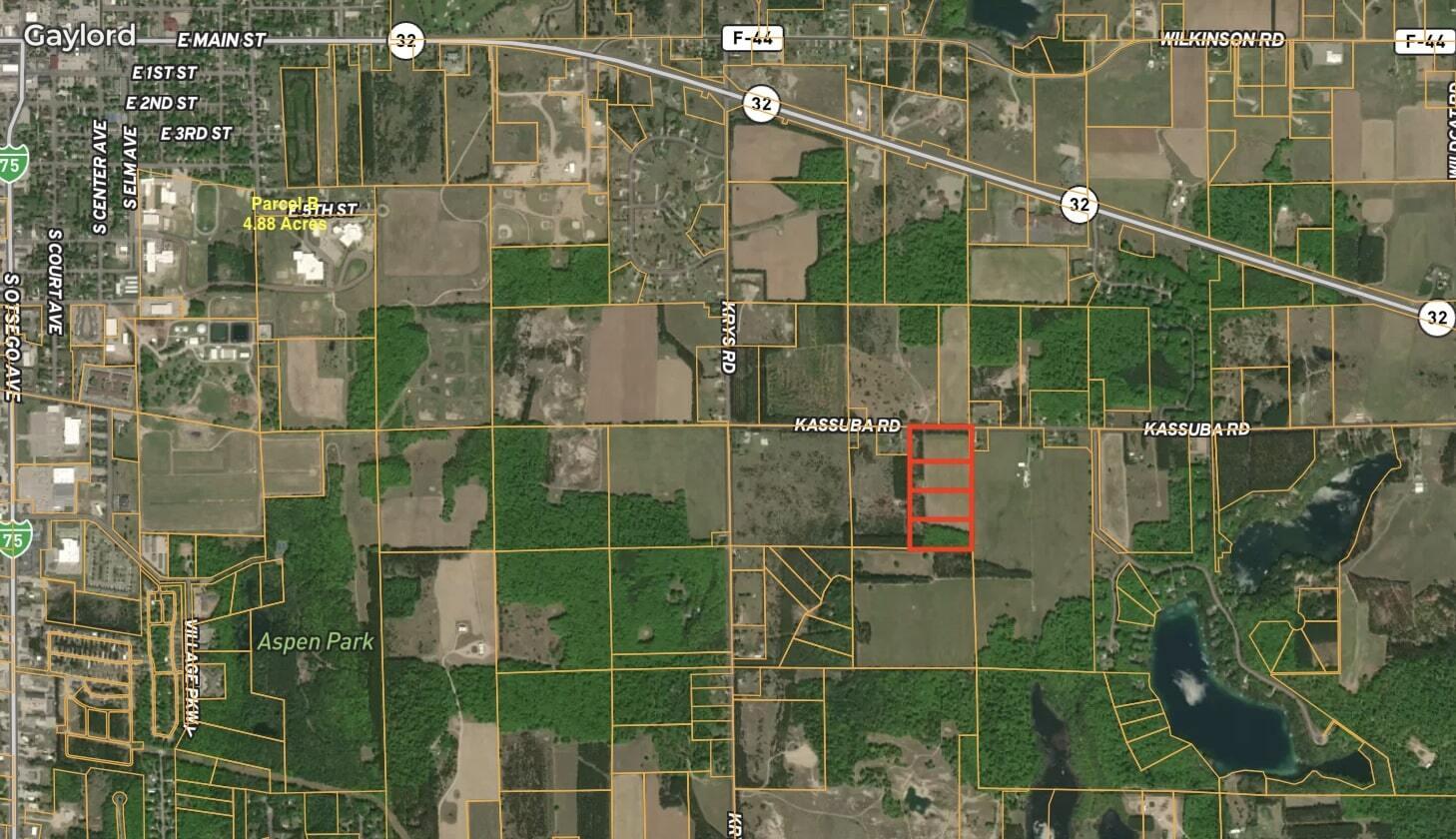 Parcel A Kassuba Road Gaylord, MI 49735 - Photo 13 of 13 Aerial Far - Kassuba