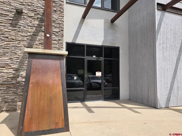 a window with a glass door