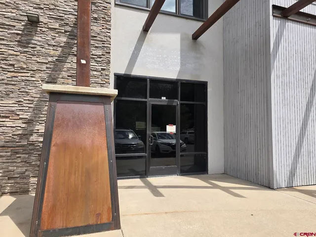 a window with a glass door