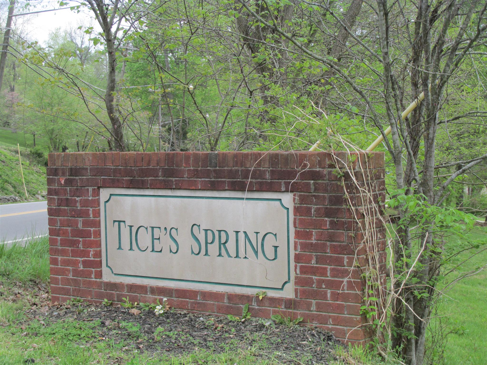 105 Tices Spring Court Dickson, TN 37055 - Photo 28 of 29 a sign that is sitting in front of flowers