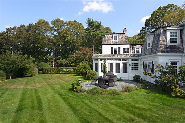 25 Irving Street Hingham, MA 02043 - Photo 29 of 30 a view of a house with a big yard plants and large trees