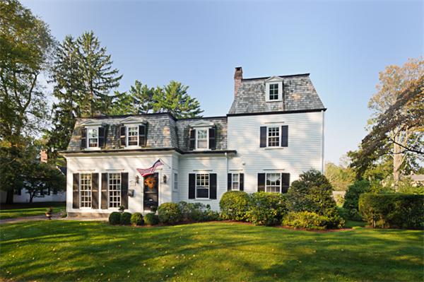 25 Irving Street Hingham, MA 02043 - Photo 30 of 30 a front view of building with yard play green space and garden view