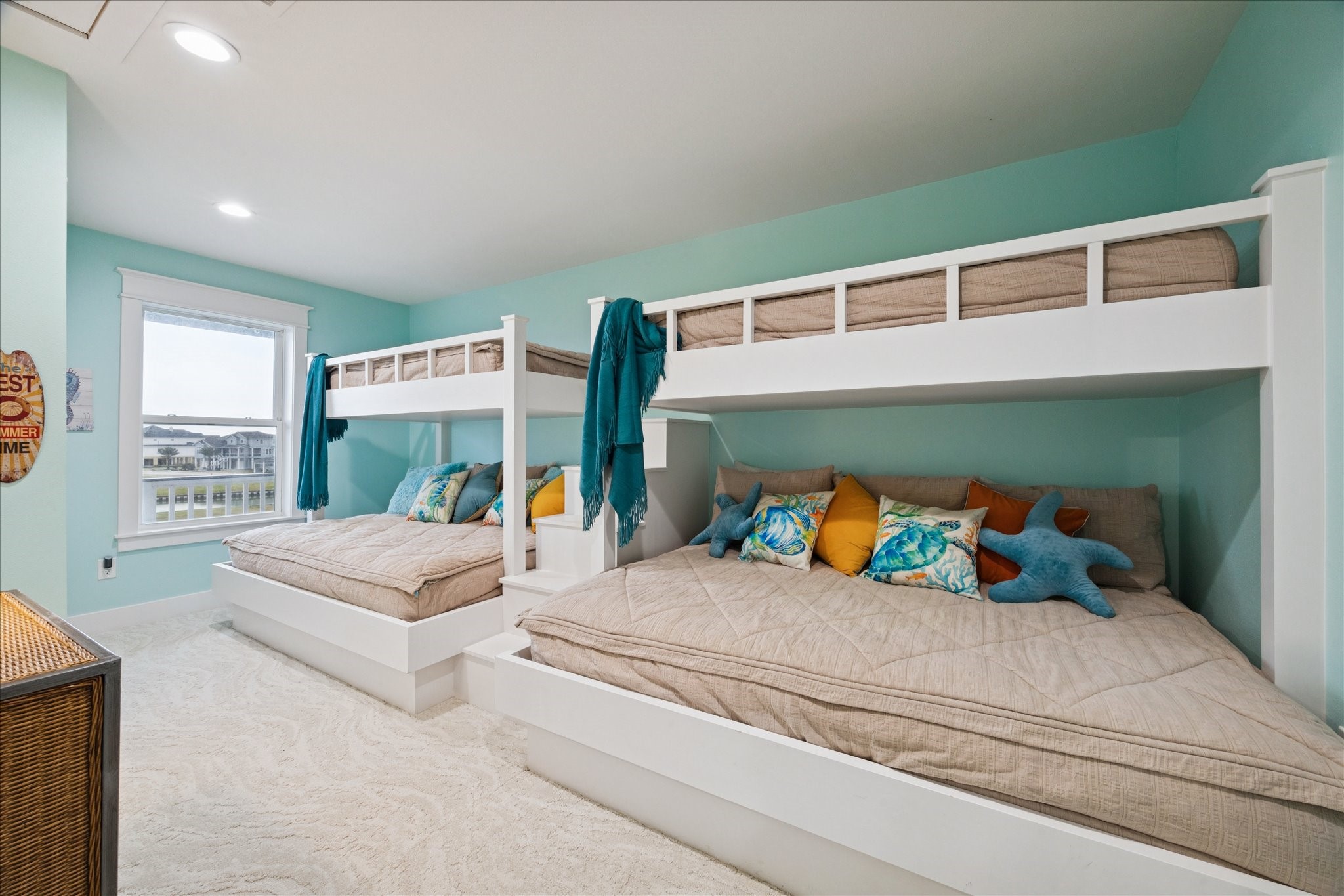 5 Loggerhead Hitchcock, TX 77563 - Photo 39 of 50 a bedroom with furniture and a fireplace