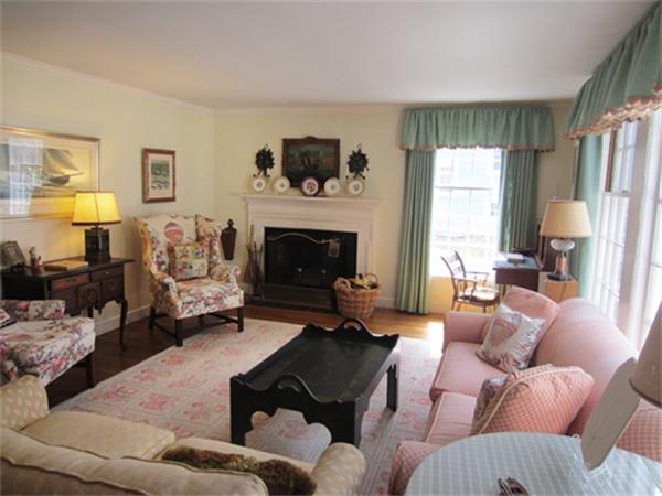 19 Southgate Road Wellesley, MA 02482 - Photo 2 of 14 a living room with furniture fireplace and a window