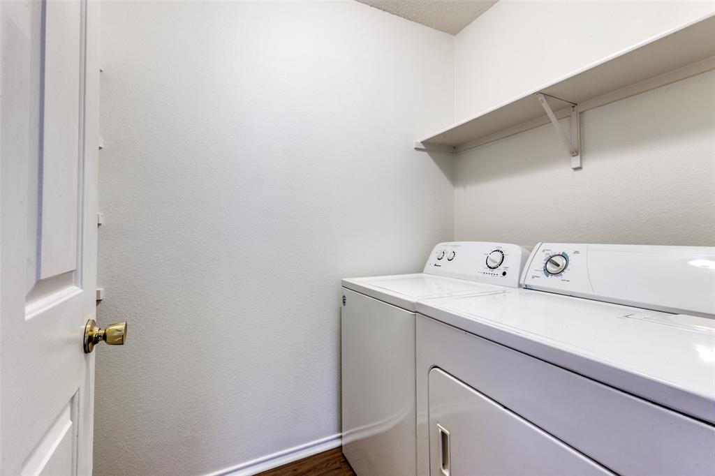 2613 Salt Maker Way Little Elm, TX 75068 - Photo 13 of 16 a utility room with dryer and washer