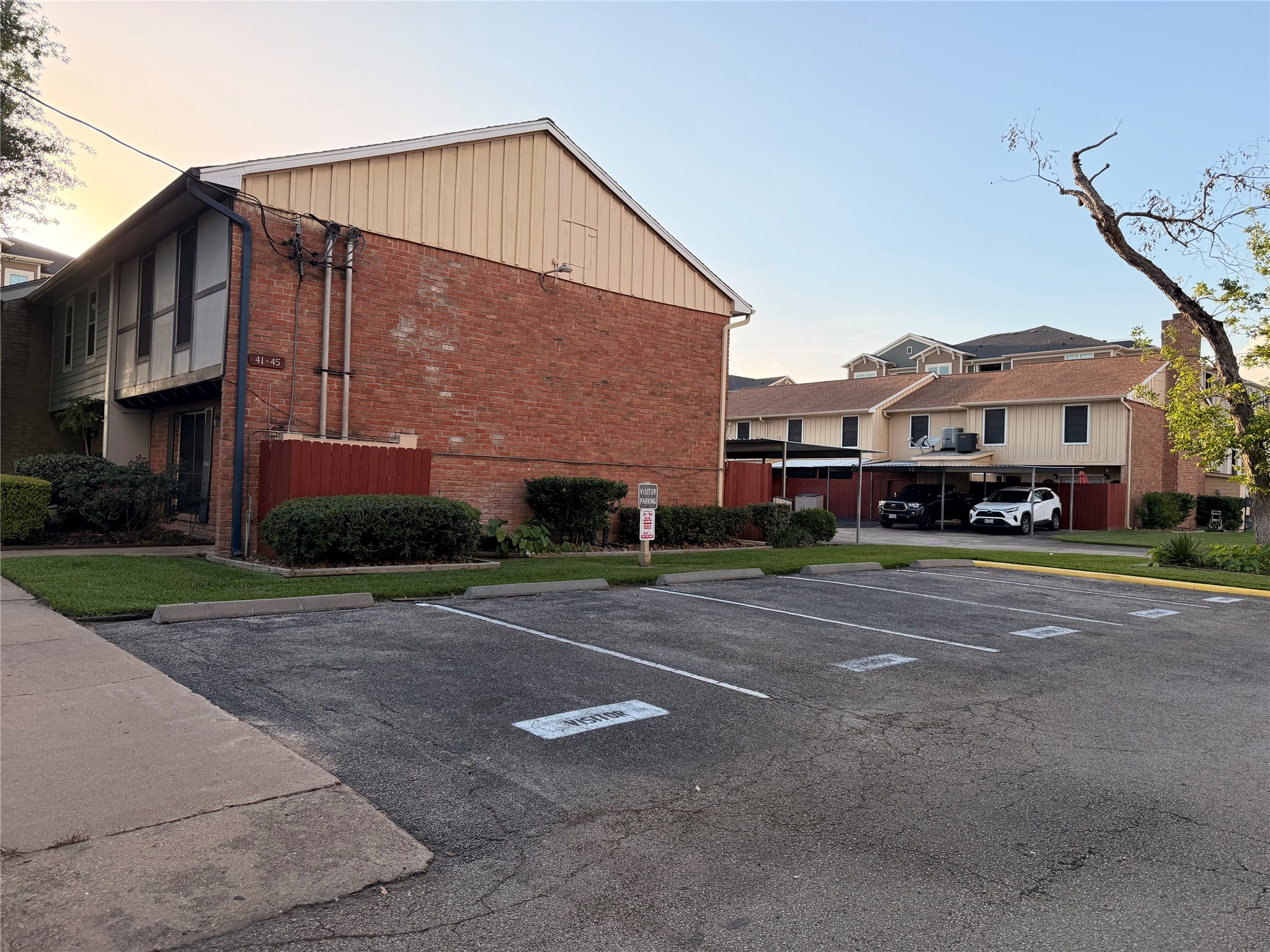 5218 Milwee Street, Unit 6 Houston, TX 77092 - Photo 17 of 17 a car parked in front of a house