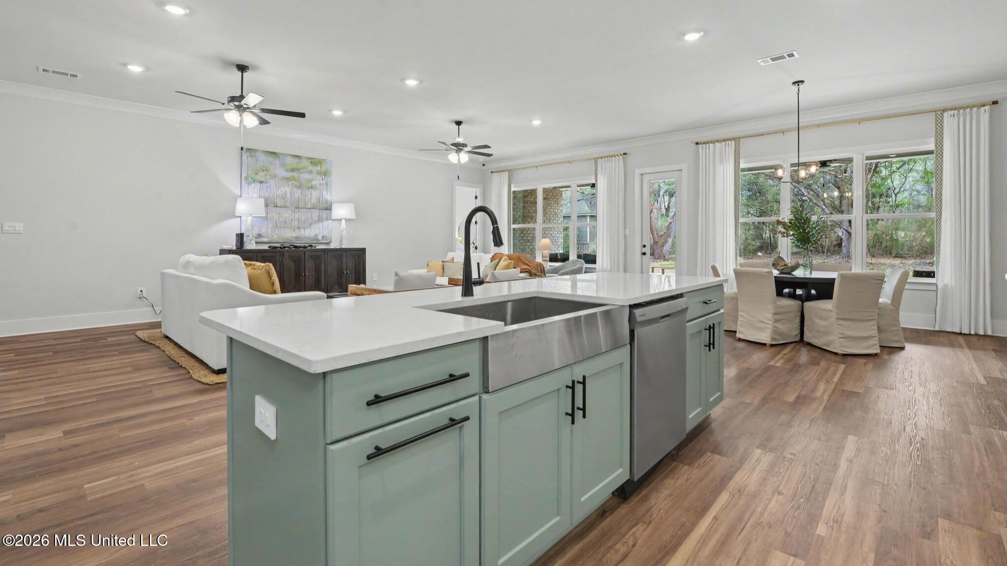 7727 Magnolia Loop Pass Christian, MS 39571 - Photo 12 of 33 MW - 13 - Kitchen Living Area