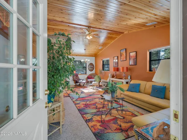 swimming pool view with seating space