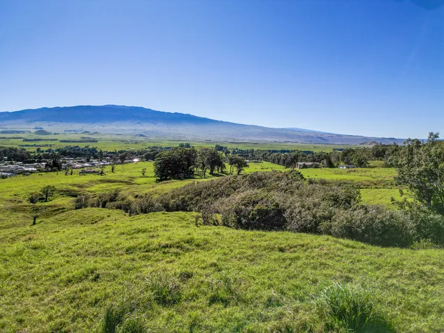 a view of an outdoor space and mountain view