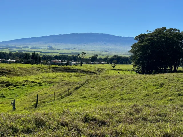 a view of an outdoor space and mountain view