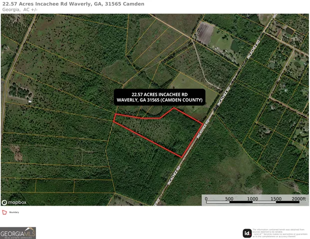 $139,900 | 22.57-acres Incachee Road, Waverly, GA 31565