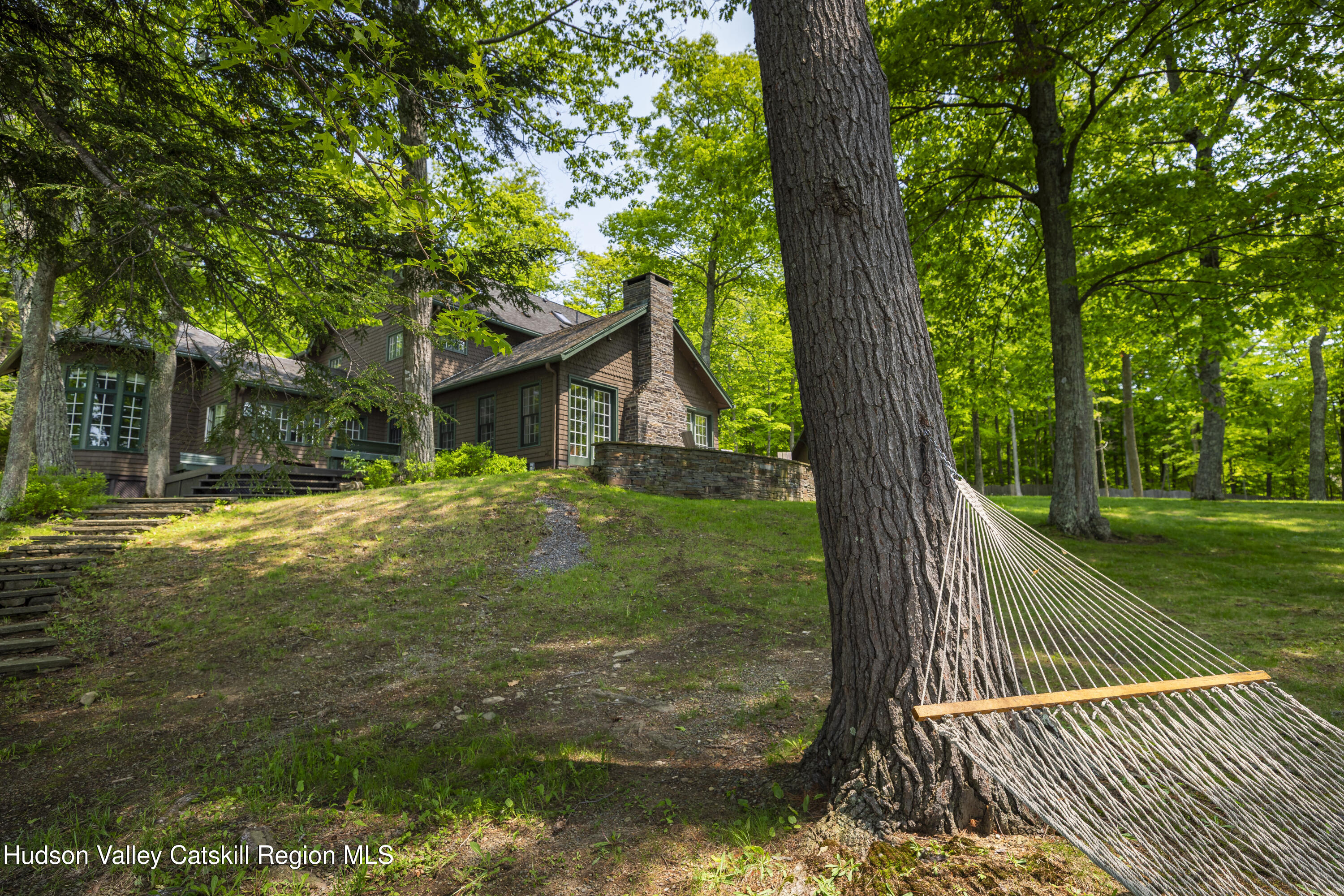 196 Wellington Lane Cooperstown, NY 13326 - Photo 50 of 57 a view of a house with backyard and a tree