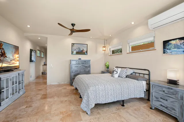 a very nice looking room with a large window