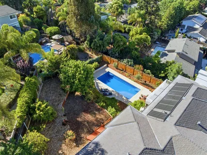 a view of a house with pool