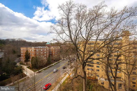 a view of city from balcony