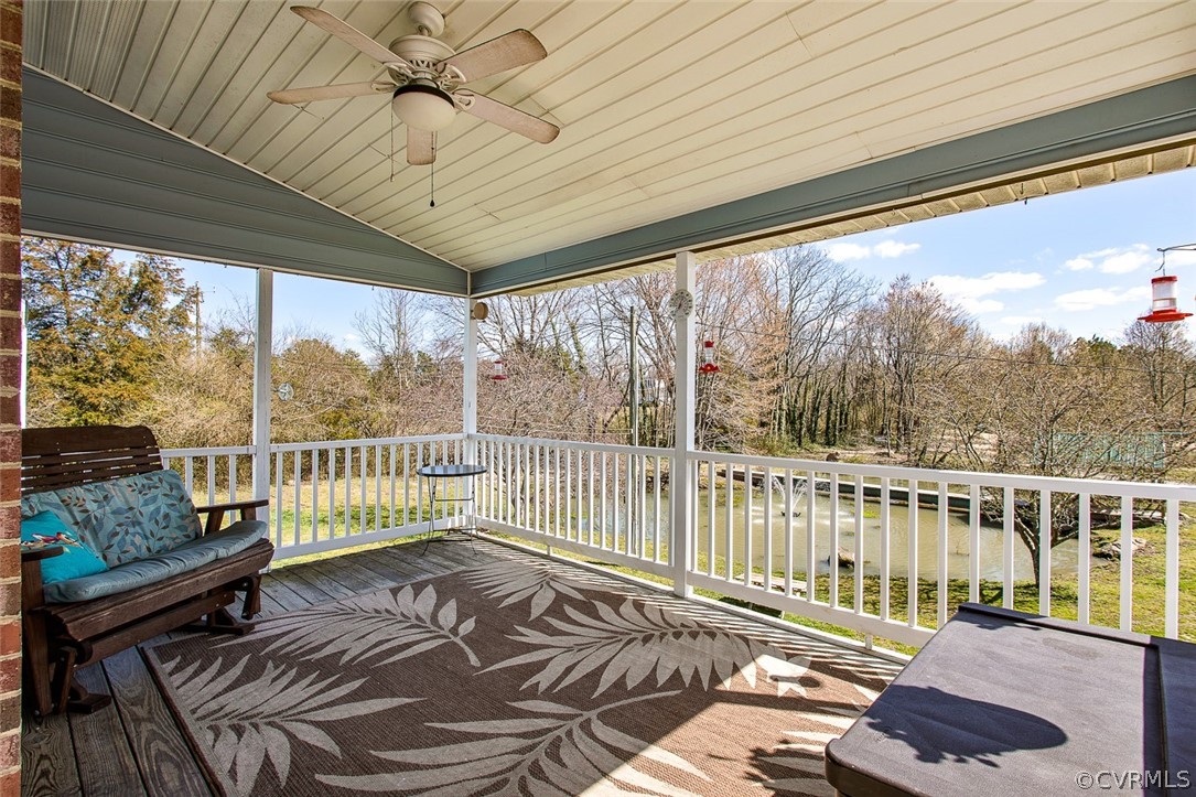 5011 Treely Road Chester, VA 23831 - Photo 35 of 50 a balcony with wooden floor