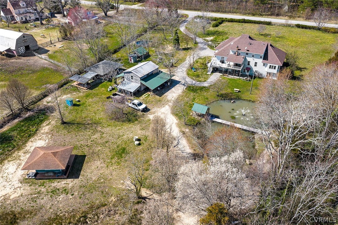 5011 Treely Road Chester, VA 23831 - Photo 43 of 50 a aerial view of a house with a ocean view