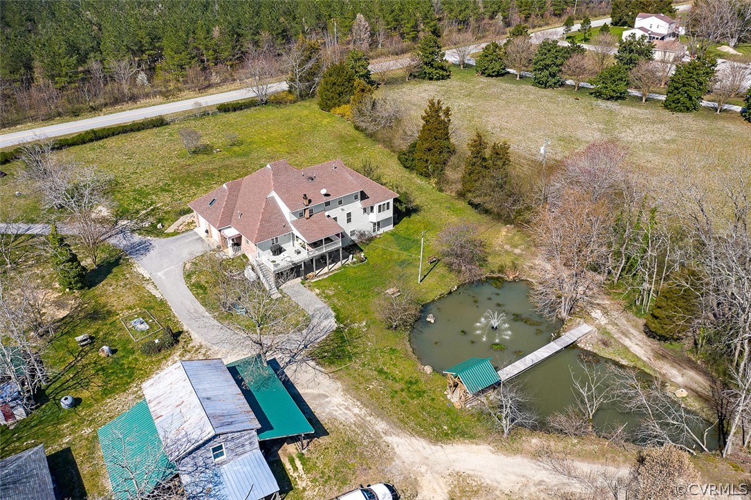 5011 Treely Road Chester, VA 23831 - Photo 46 of 50 an aerial view of a house with a yard