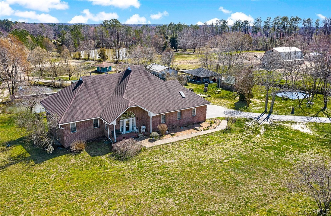 5011 Treely Road Chester, VA 23831 - Photo 48 of 50 a view of a house with a yard and lake view