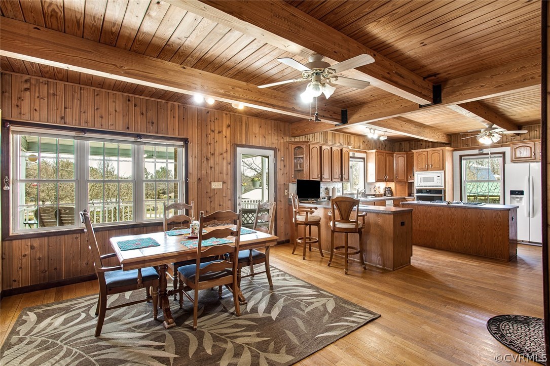 5011 Treely Road Chester, VA 23831 - Photo 6 of 50 a view of a dining room with furniture window and outside view