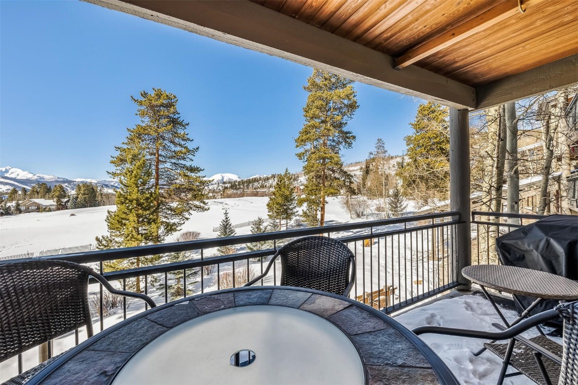 21630 Highway 6, Unit 2149 Keystone, CO 80435 - Photo 24 of 35 a view of a balcony with furniture