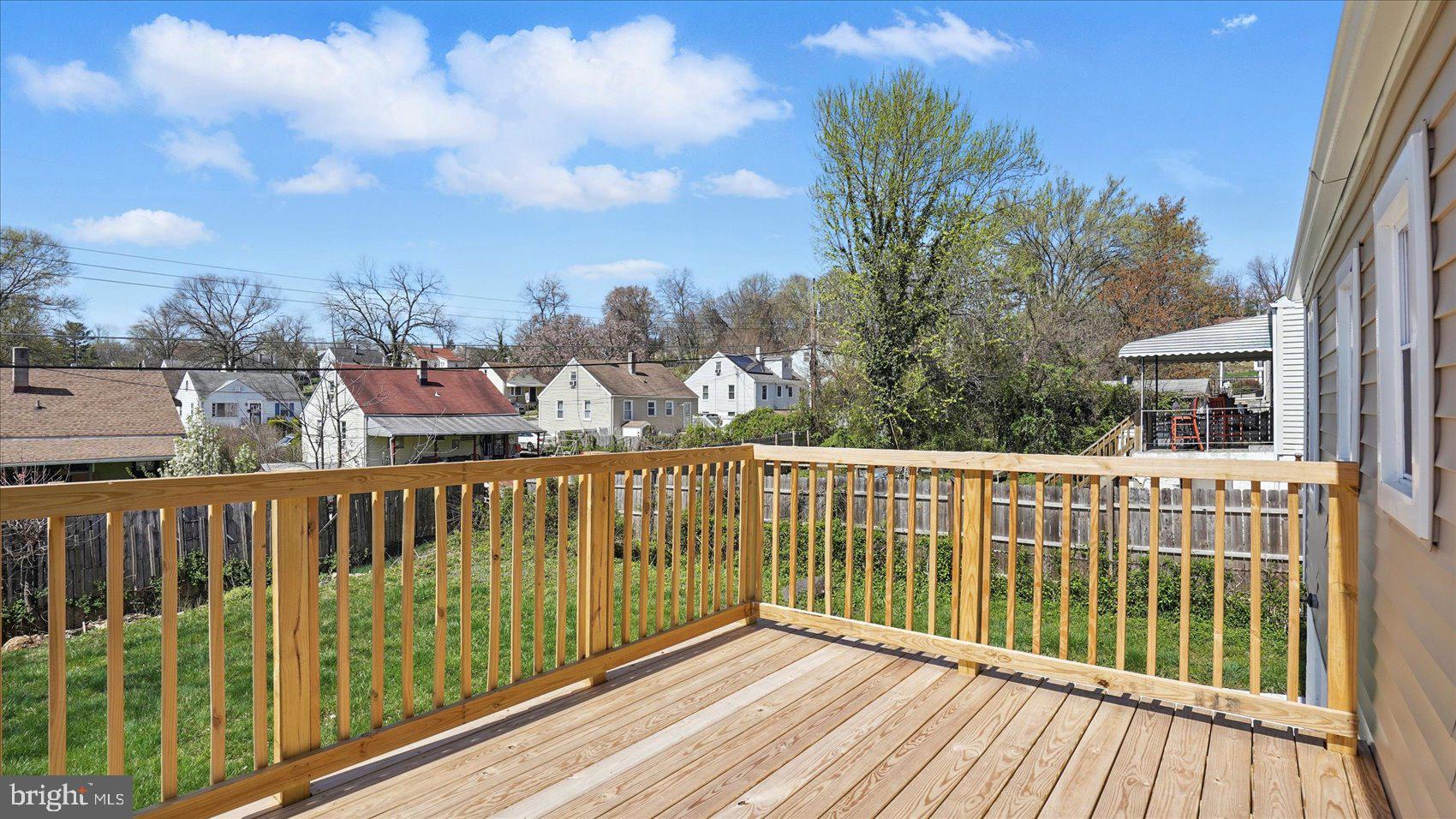 5427 Gradin Avenue Gwynn Oak, MD 21207 - Photo 23 of 24 a view of a wooden roof deck