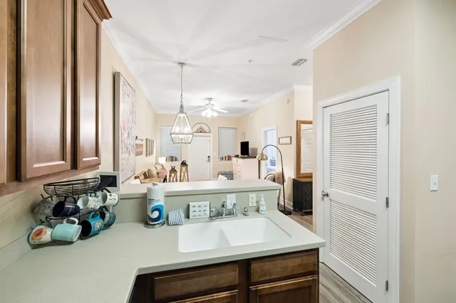 a room with storage and utility