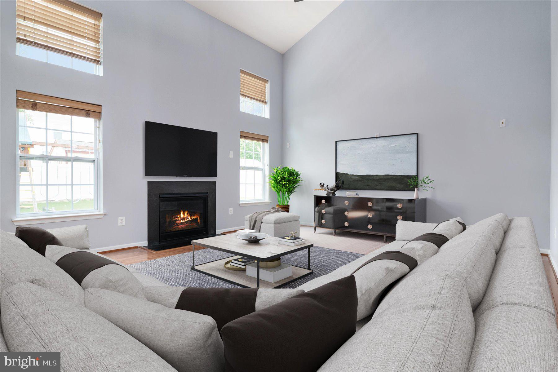 1411 Winter Pine Trail Severn, MD 21144 - Photo 12 of 53 2 story expansive Family room- Virtually staged