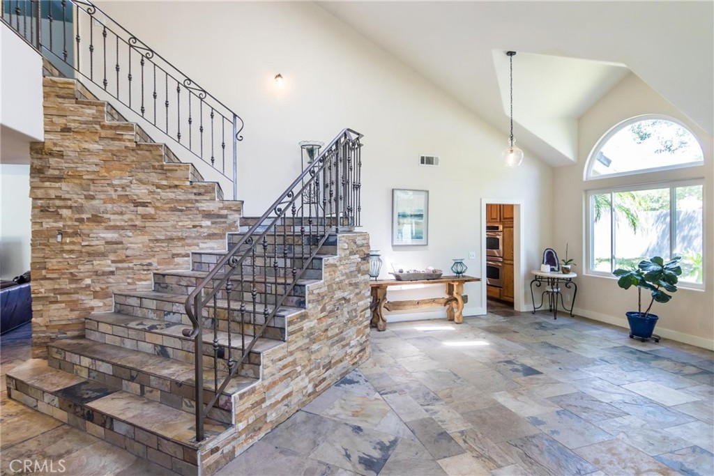 3491 Tapo Street Simi Valley, CA 93063 - Photo 8 of 34 Slate staircase to 2nd floor