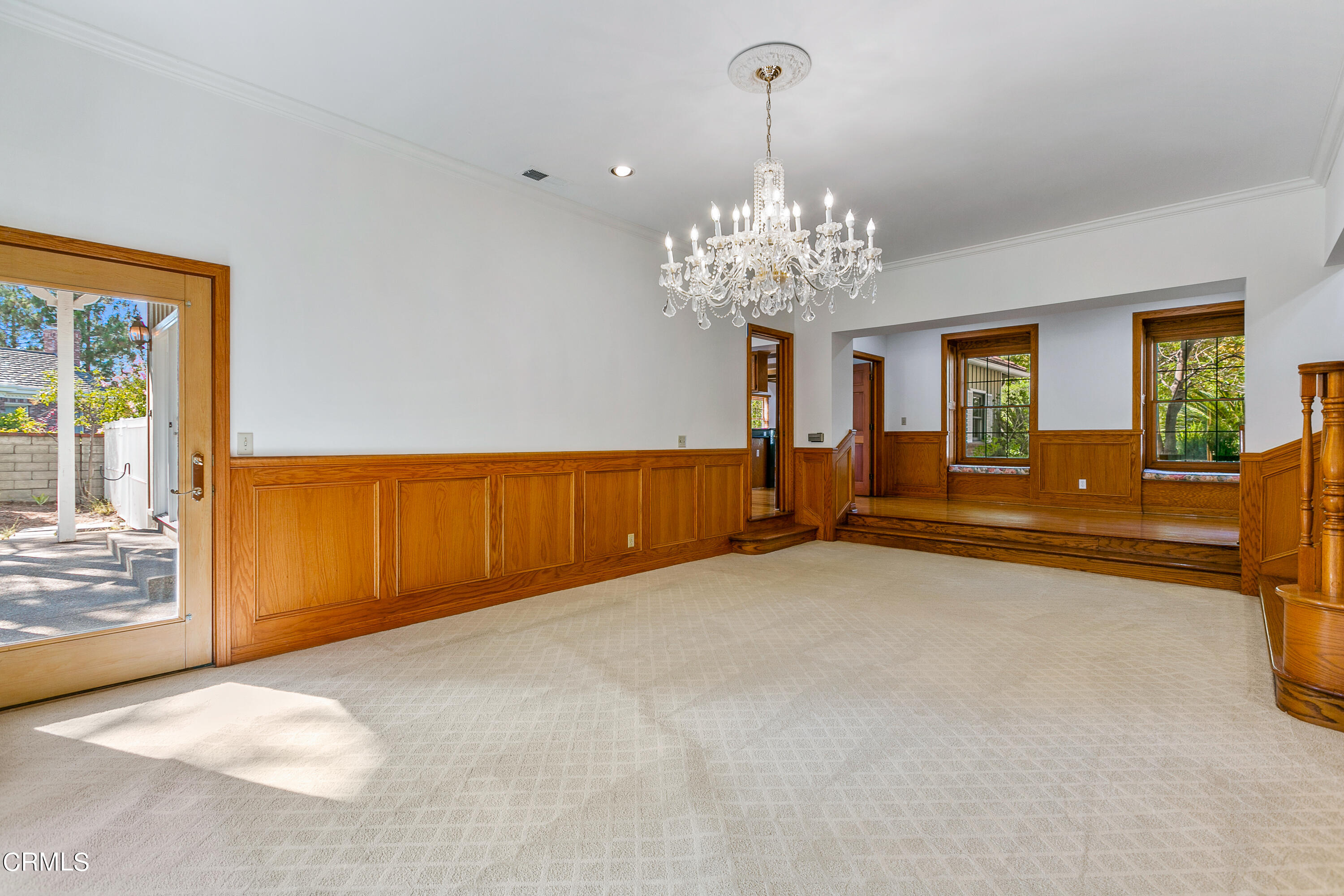800 Greenridge Drive La Canada Flintridge, CA 91011 - Photo 12 of 58 a view of a room with chandelier and windows
