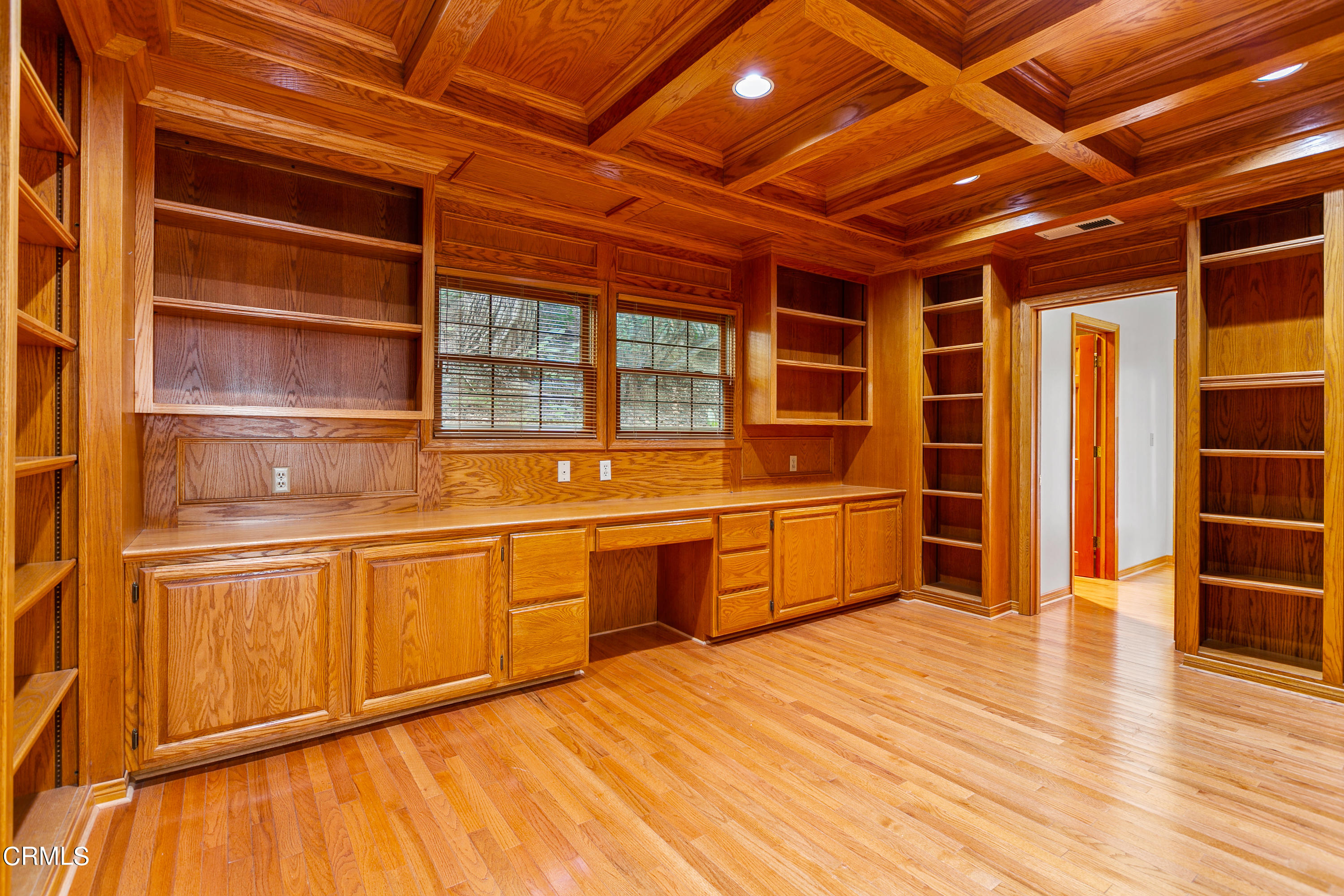 800 Greenridge Drive La Canada Flintridge, CA 91011 - Photo 25 of 58 a view of a kitchen with wooden floor and a sink