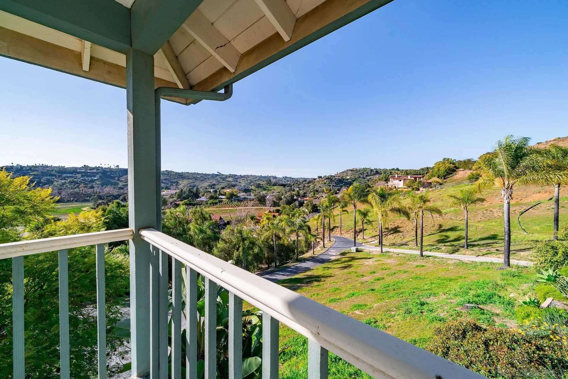 2908 Lakemont Drive Fallbrook, CA 92028 - Photo 35 of 70 a view of a balcony with an ocean view
