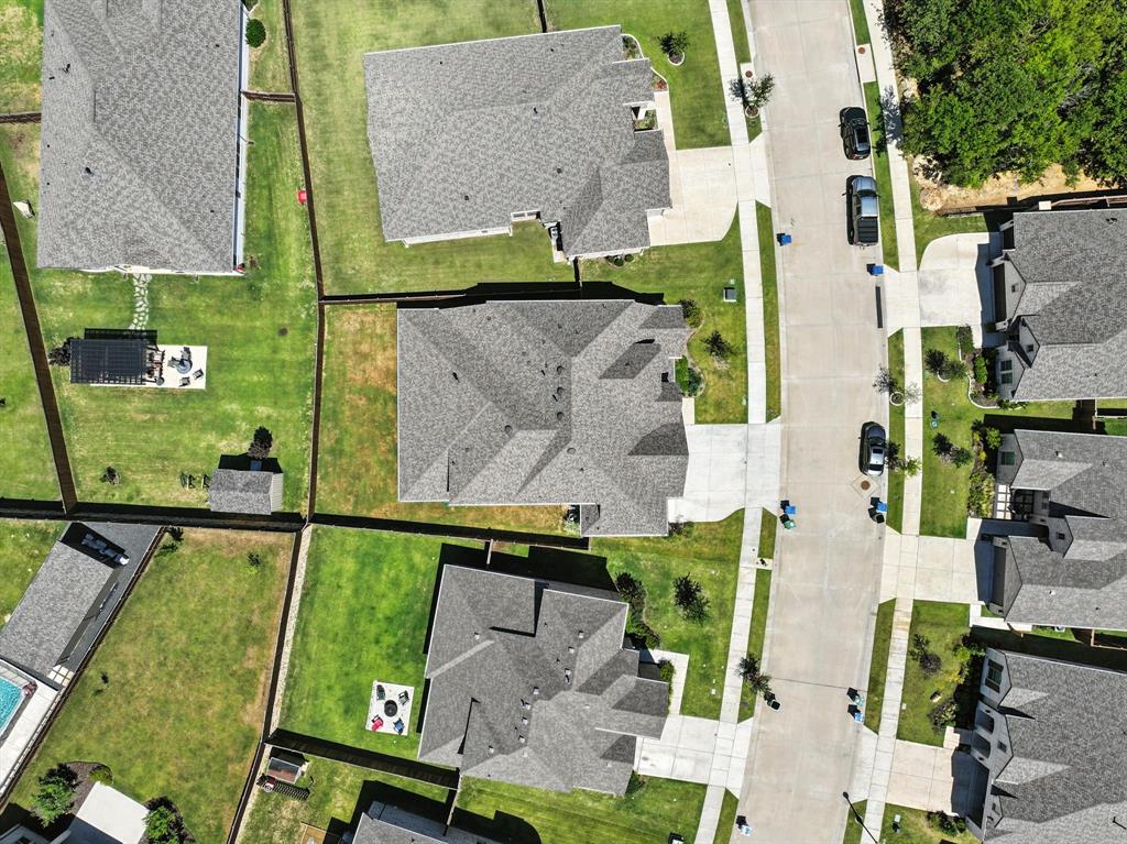 4621 Mount Vista Road Oak Point, TX 75068 - Photo 39 of 40 an aerial view of a houses with outdoor space